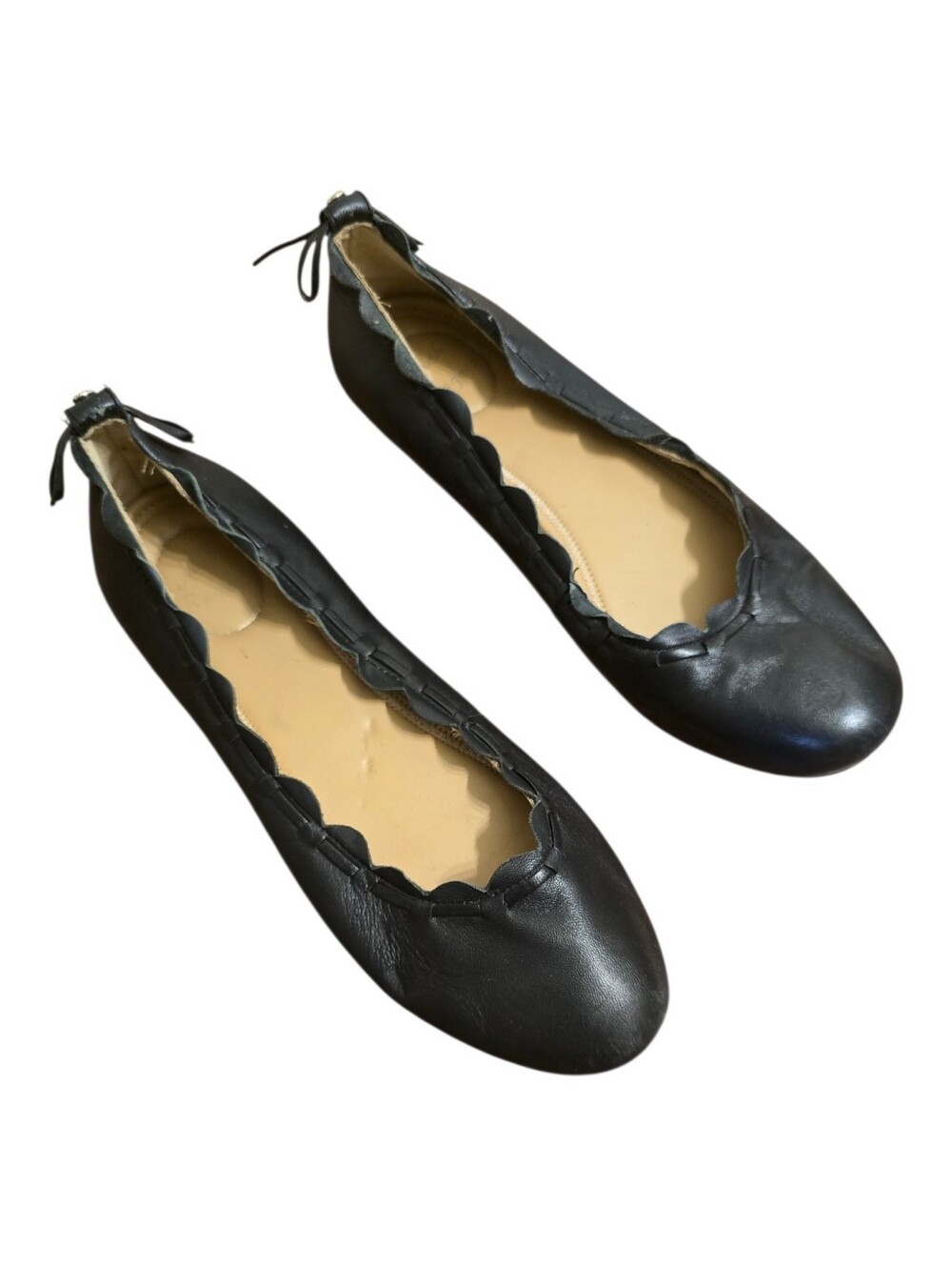 Jack Rogers Classic Black Lucie Quiet Luxury Ballet Flats 8.5